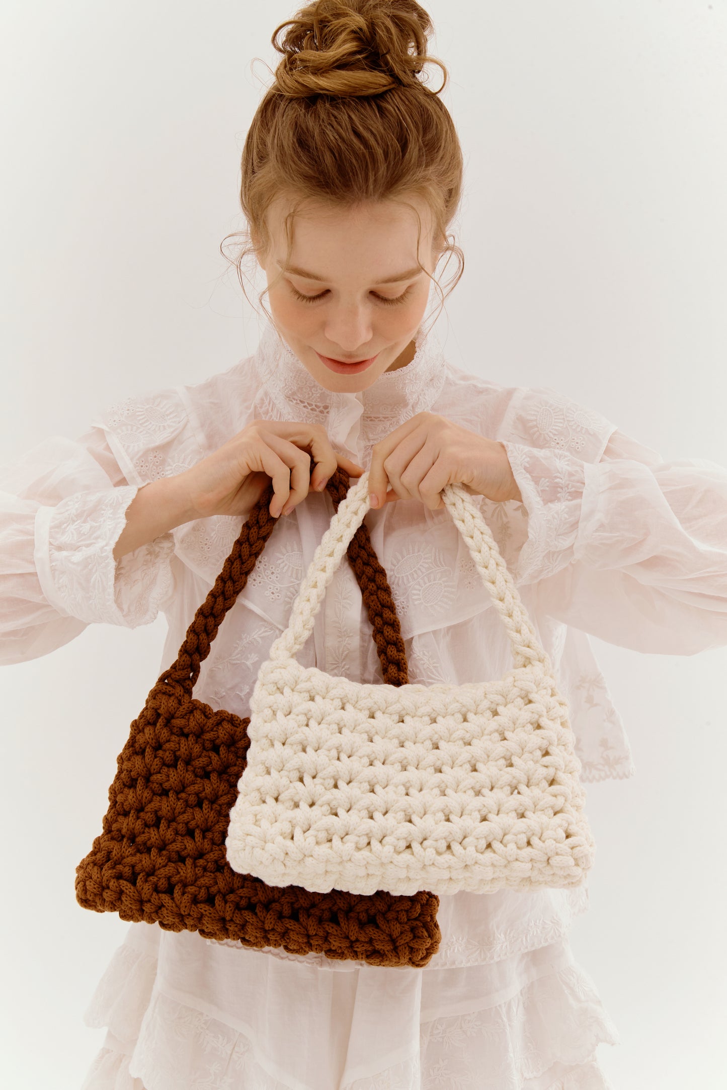 Knots bag mini - Brown