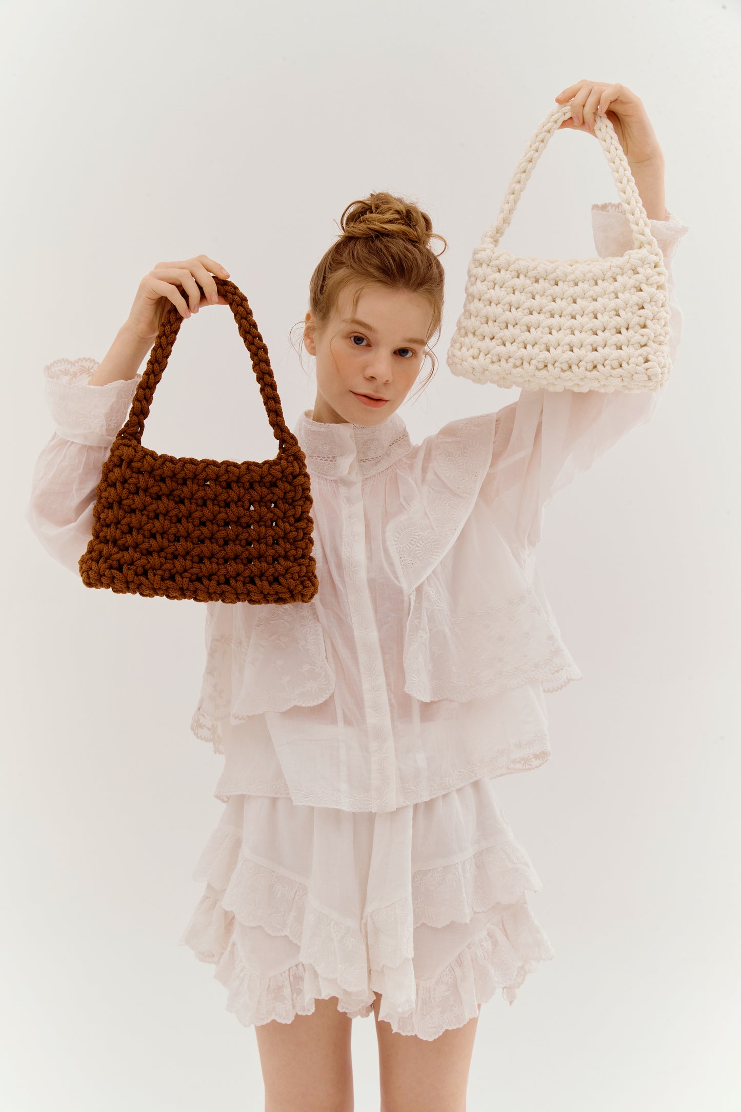 Knots bag mini - Brown
