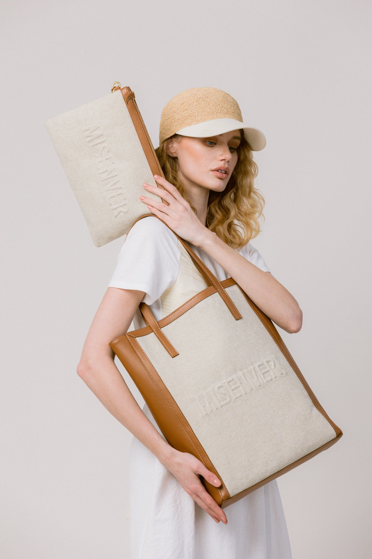 Canvas Embossed Tote