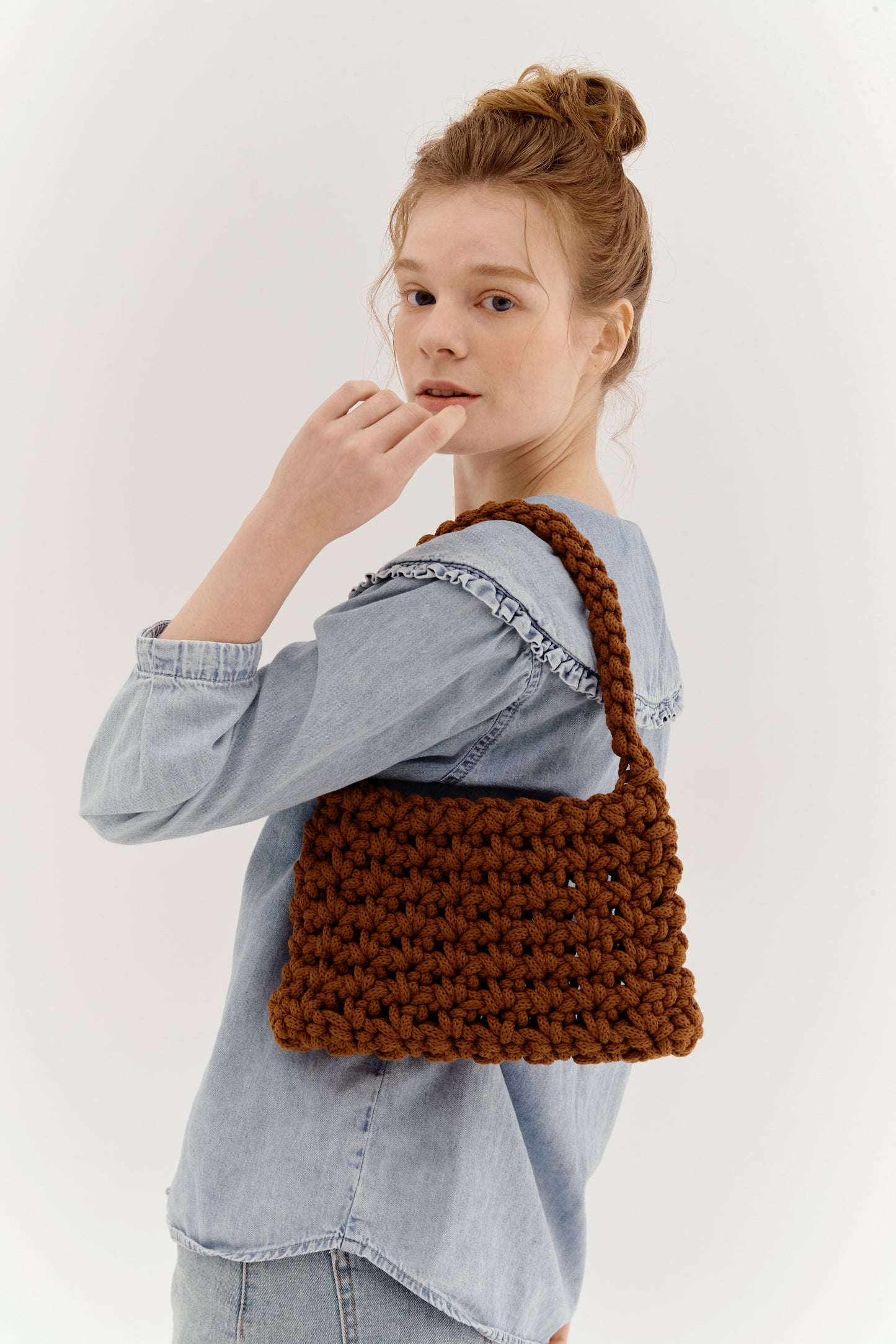 Knots bag mini - Brown