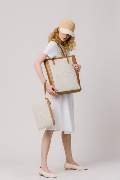 Canvas Embossed Tote