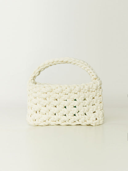 Knots bag mini - White